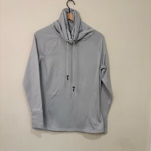 Women's M Athleta Cowl Neck Pullover Sweatshirt | Thumbholes Athleisure Yoga